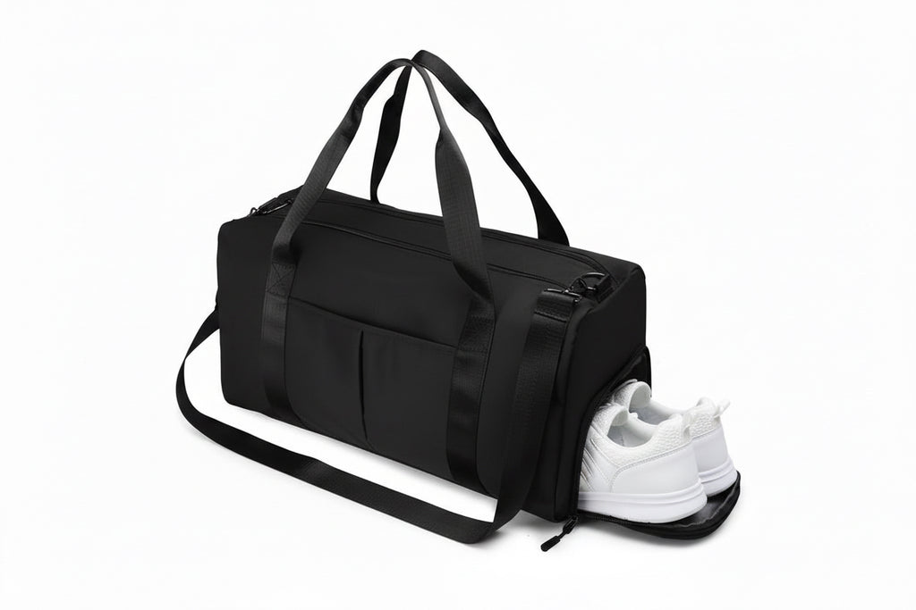 Men'S Gym Bag with Shoe Compartment and Wet Bag, Women'S Airplane Travel Duffel Bag, Sports Fitness Tote Bag for Swimming Yoga