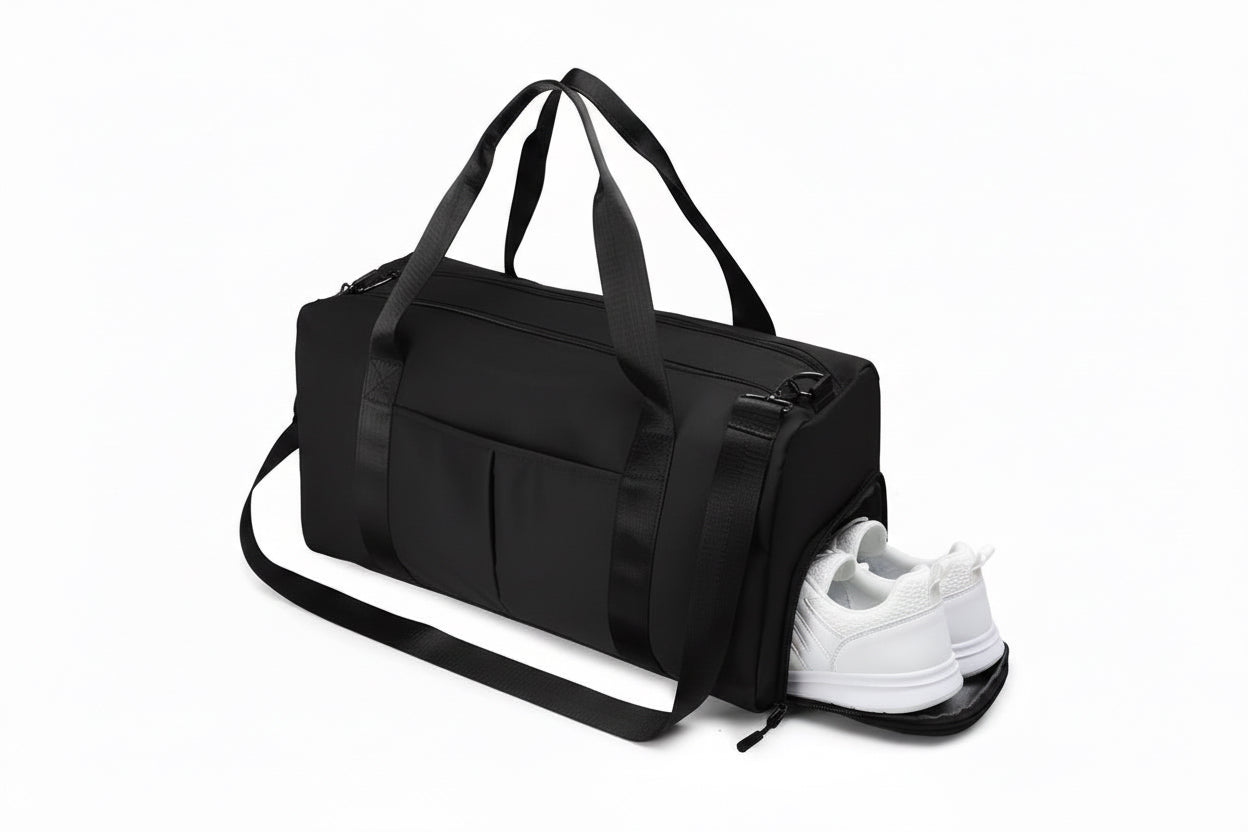 Men'S Gym Bag with Shoe Compartment and Wet Bag, Women'S Airplane Travel Duffel Bag, Sports Fitness Tote Bag for Swimming Yoga