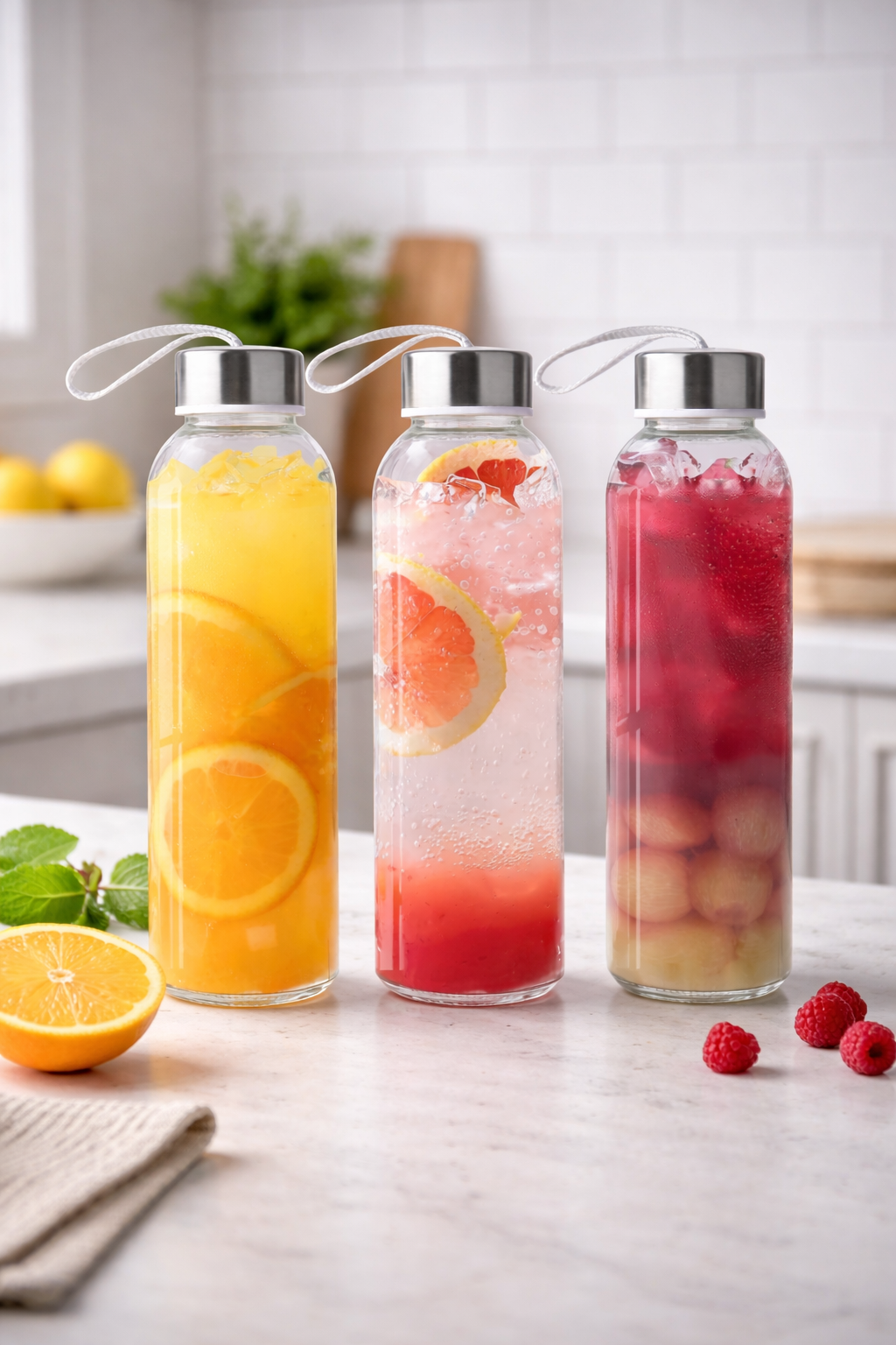 Glass Water Bottles
